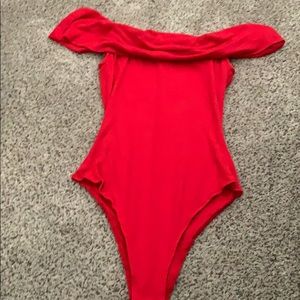 Forever 21 off the shoulder body suit